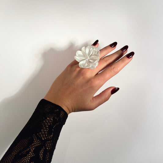 Mini Anillo Magnolia Perla