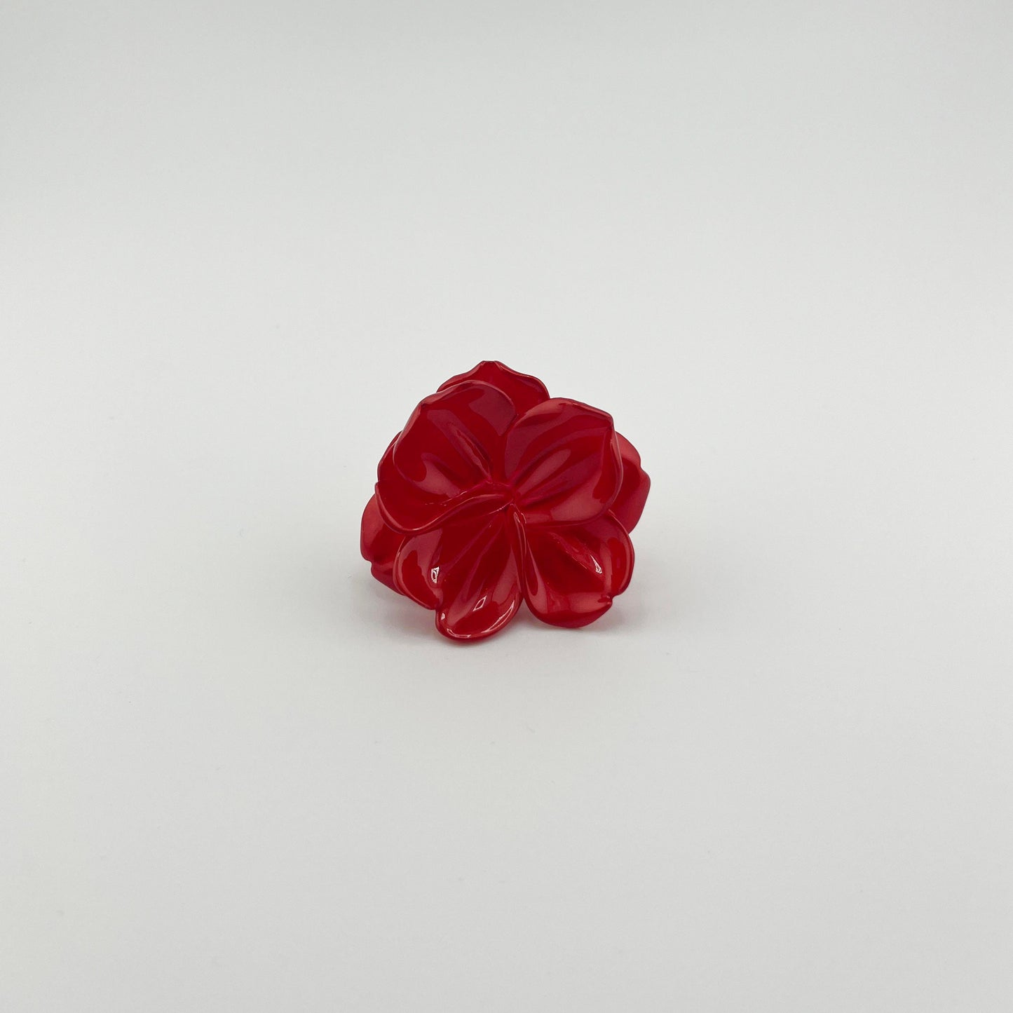 Mini Anillo Magnolia Rojo Perlado